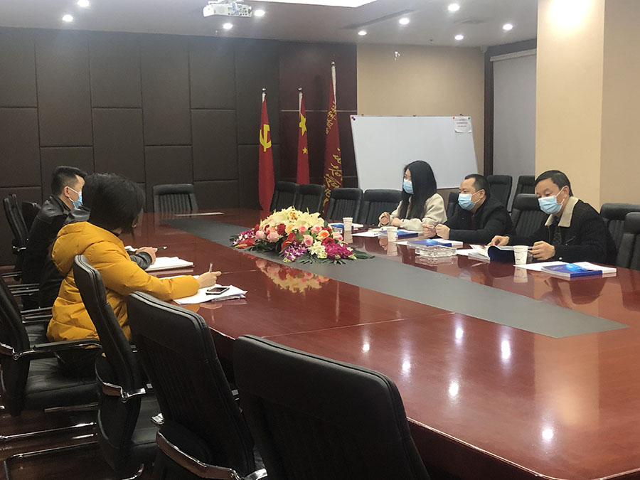 金牛区统战部辅导亲临四川君羊建设集团视察领导疫情防控和复工复产工作AA